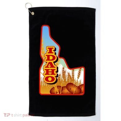 Idaho Potatoes State Outline Golf Towel