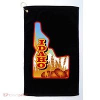 Idaho Potatoes State Outline Golf Towel thumb 0