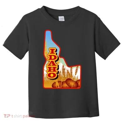 Idaho Potatoes State Outline Toddler T-Shirt