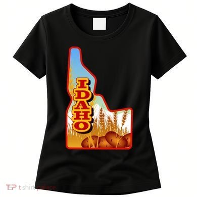 Idaho Potatoes State Outline Women's T-Shirt