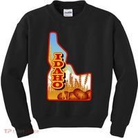 Idaho Potatoes State Outline Kids Sweatshirt thumb 0