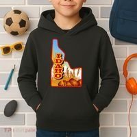 Idaho Potatoes State Outline Kids Hoodie thumb 2