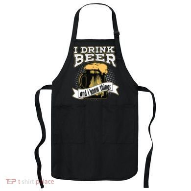 I Drink Beer And I Know Things Funny Drinking Apron