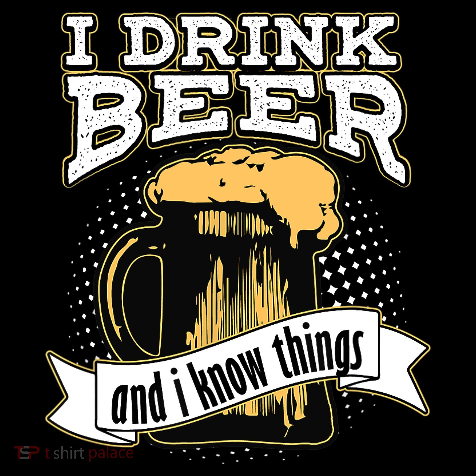 I Drink Beer And I Know Things Funny Drinking Women's Hoodie