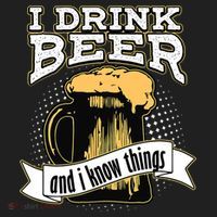 I Drink Beer And I Know Things Funny Drinking Tumbler thumb 3