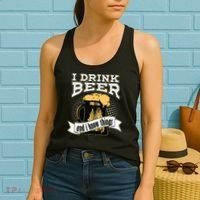 I Drink Beer And I Know Things Funny Drinking Women's Tank Top thumb 2