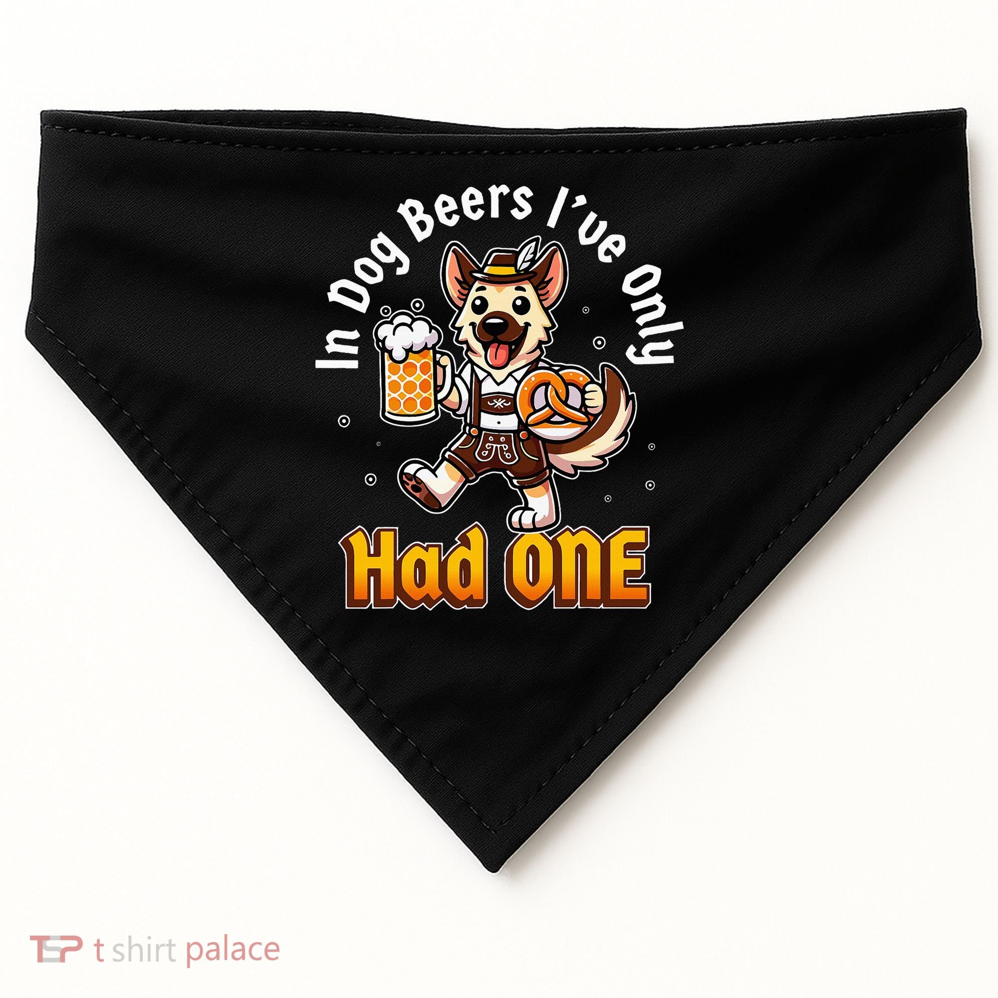 In Dog Beers IVe Only Had One Oktoberfest Drinking USA-Made Doggie Bandana
