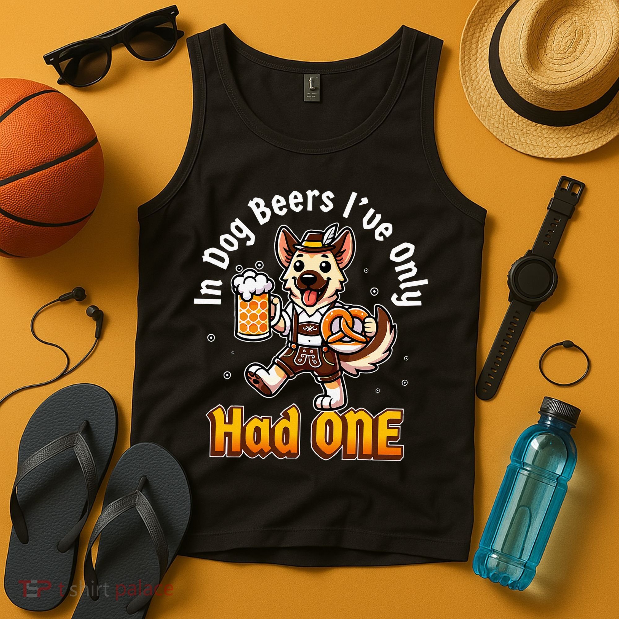 In Dog Beers IVe Only Had One Oktoberfest Drinking Tank Top