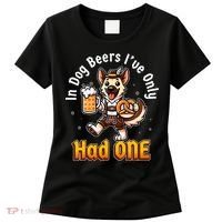 In Dog Beers IVe Only Had One Oktoberfest Drinking Women's T-Shirt thumb 0