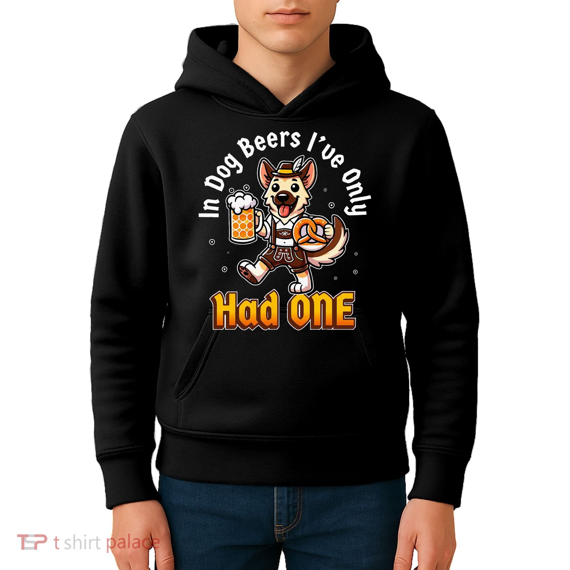 In Dog Beers IVe Only Had One Oktoberfest Drinking Kids Hoodie