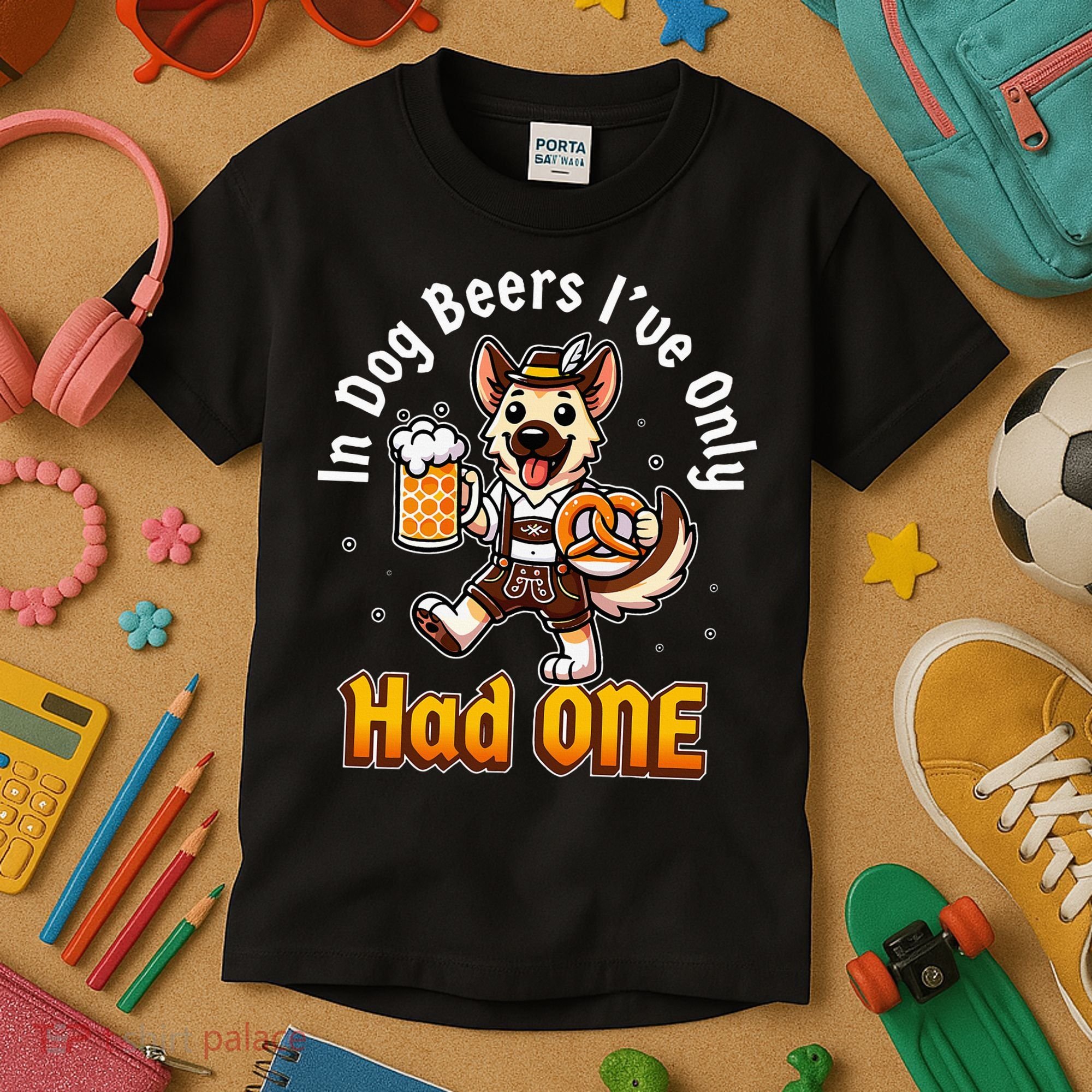 In Dog Beers IVe Only Had One Oktoberfest Drinking Kids T-Shirt