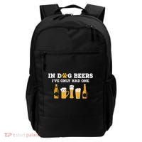 In Dog Beers I've Only Had One Funny ETOH Backpack thumb 0