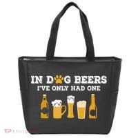 In Dog Beers I've Only Had One Funny ETOH Tote Bag thumb 0