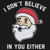 I Don't Believe In You Either Santa Claus Women's Tank Top thumb 5