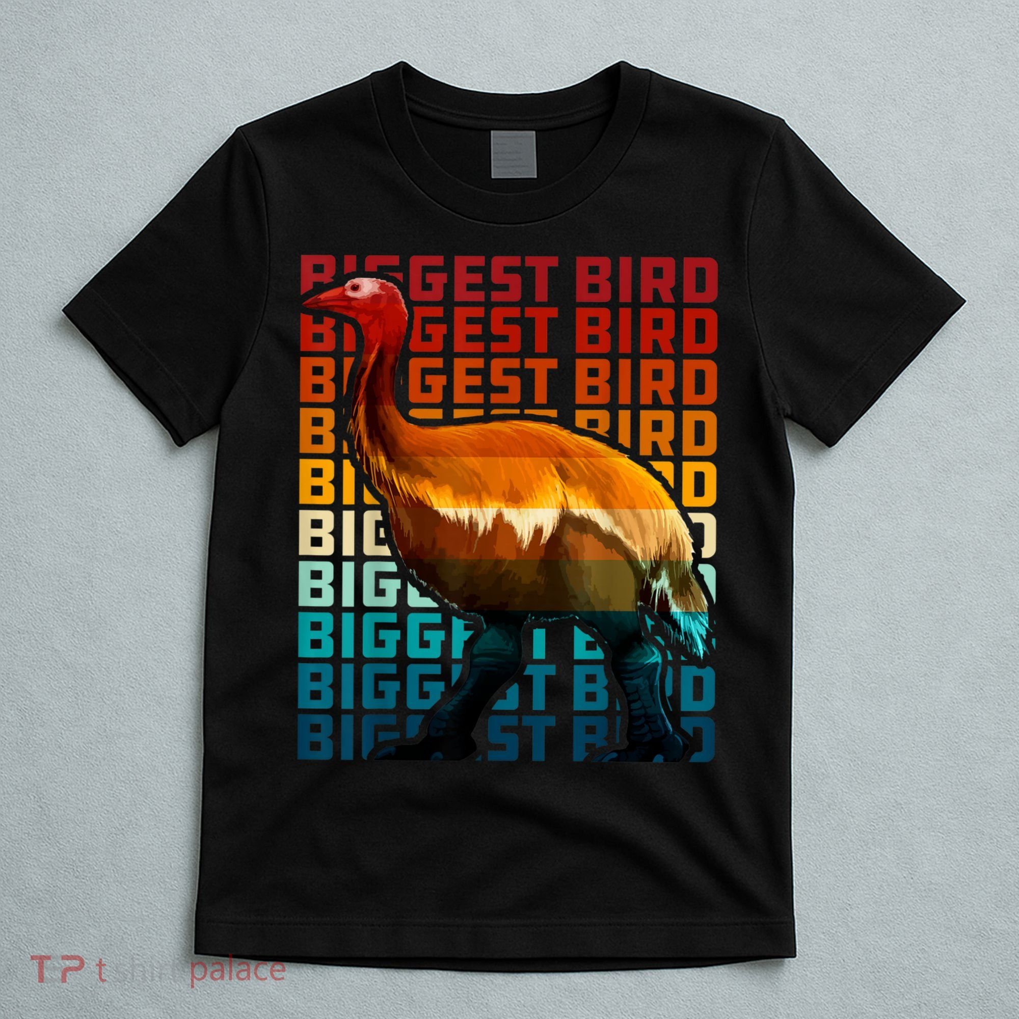 I'm Da Biggest Bird Meme For Bird Funny Retro Vintage Sunset T-Shirt