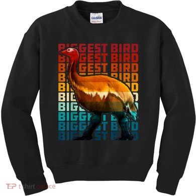I'm Da Biggest Bird Meme For Bird Funny Retro Vintage Sunset Kids Sweatshirt