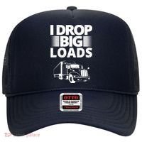 I Drop Big Loads Funny Truck Driver Gift Hat thumb 0