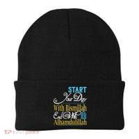 Islamic Dawah Bismillah Alhamdulillah Arabic Teacher Muslim Gift Beanie thumb 0