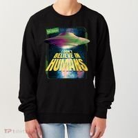 I Don't Believe In Humans UFO Women's Sweatshirt thumb 0
