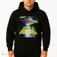 I Don't Believe In Humans UFO Hoodie thumb 2