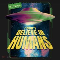 I Don't Believe In Humans UFO Long Sleeve Shirt thumb 2