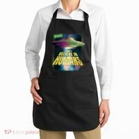 I Don't Believe In Humans UFO Apron thumb 2