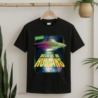 I Don't Believe In Humans UFO T-Shirt thumb 2