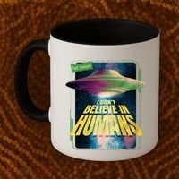 I Don't Believe In Humans UFO Coffee Mug thumb 2