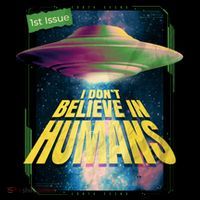 I Don't Believe In Humans UFO Coffee Mug thumb 5