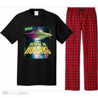 I Don't Believe In Humans UFO Pajama Set thumb 0