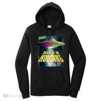 I Don't Believe In Humans UFO Women's Hoodie thumb 0
