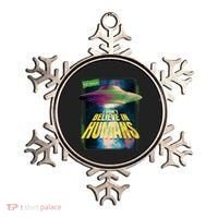 I Don't Believe In Humans UFO Ornament thumb 0