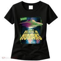 I Don't Believe In Humans UFO Women's T-Shirt thumb 0