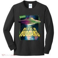 I Don't Believe In Humans UFO Kids Long Sleeve Shirt thumb 0