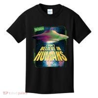 I Don't Believe In Humans UFO Kids T-Shirt thumb 0