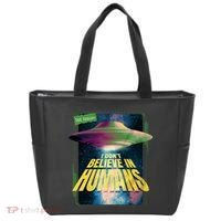 I Don't Believe In Humans UFO Tote Bag thumb 0