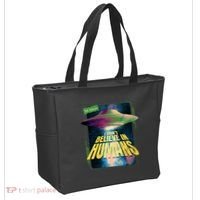 I Don't Believe In Humans UFO Tote Bag thumb 2