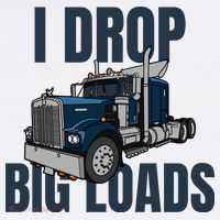 I Drop Big Loads Trucking Funny Trucker Truck Driver Women's Tank Top thumb 5