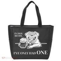In Dog Beers Ive Only Had One Funny Drinking Tote Bag thumb 0