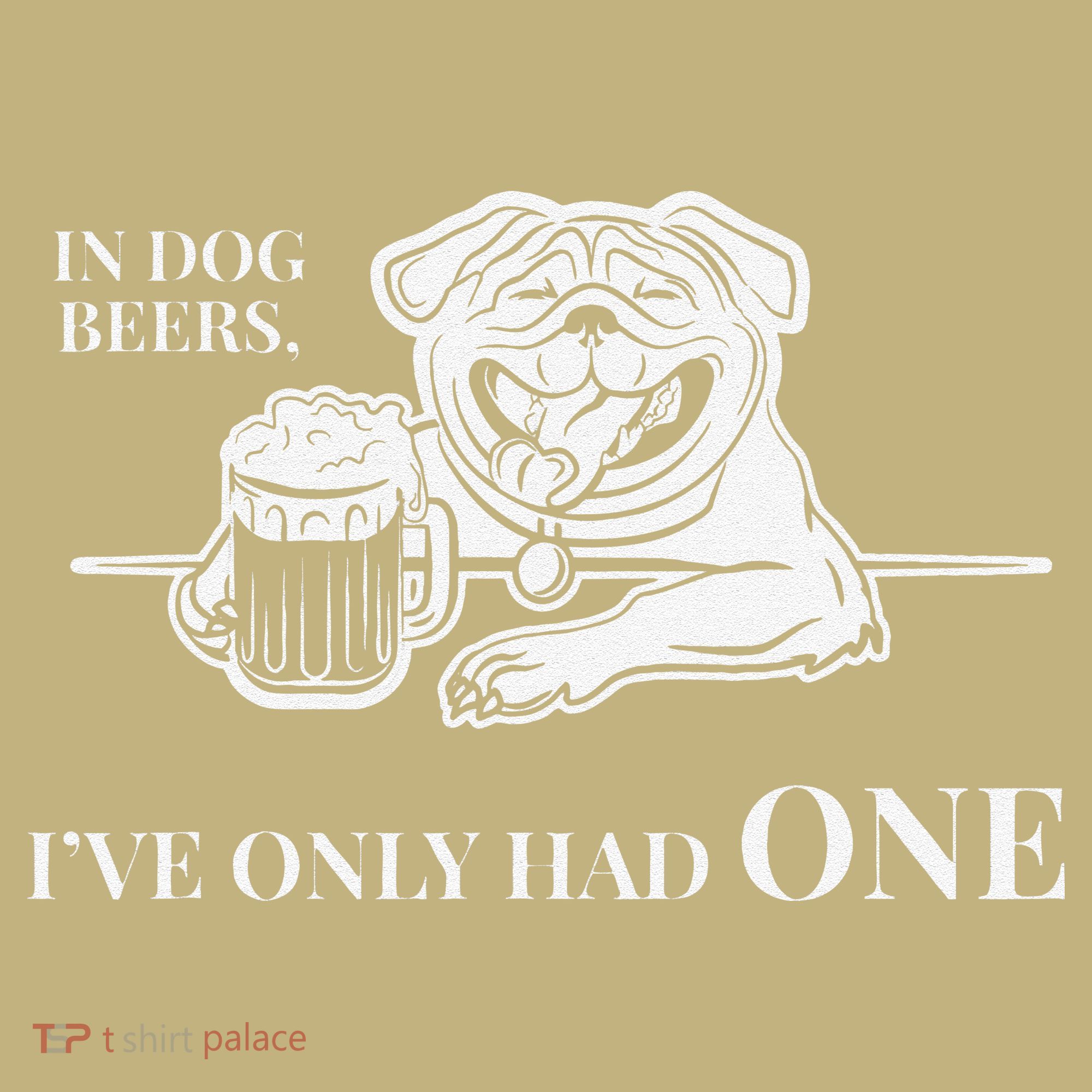 In Dog Beers Ive Only Had One Funny Drinking Mousepad