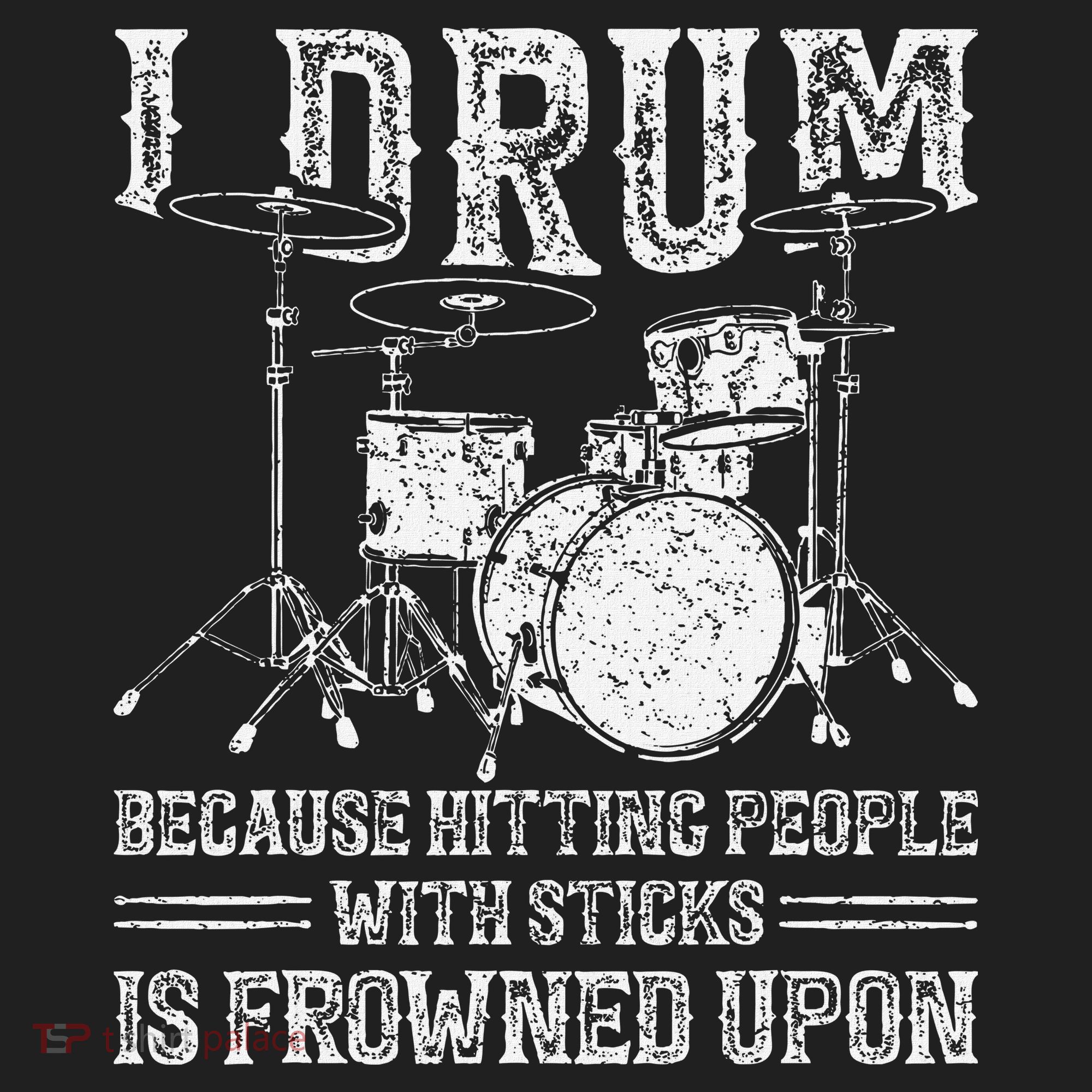 I Drum Because Hitting People With Sticks Is Frowned Upon Beanie