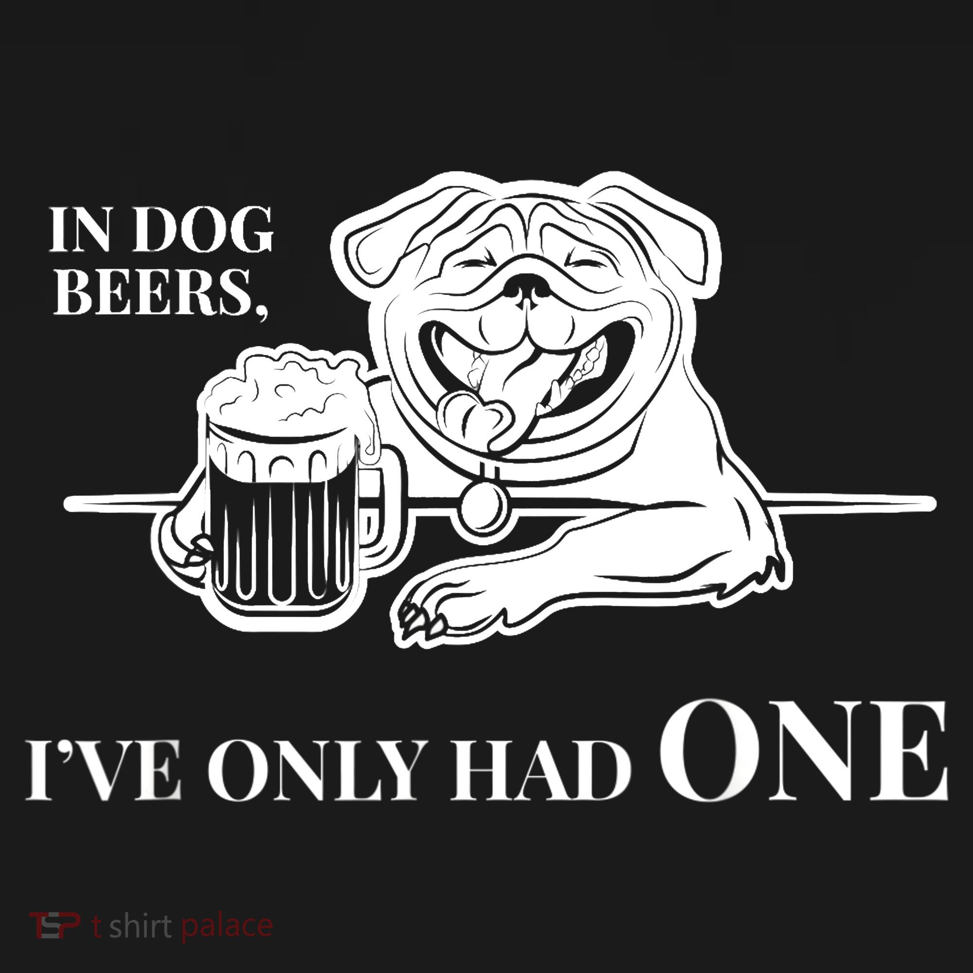 In Dog Beers I've Only Had One - Funny Drinking Women's Hoodie