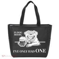 In Dog Beers I've Only Had One - Funny Drinking Tote Bag thumb 0