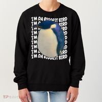 I'm Da Biggest Bird Meme For Bird Lovers Meme Enthusiasts Women's Sweatshirt thumb 0
