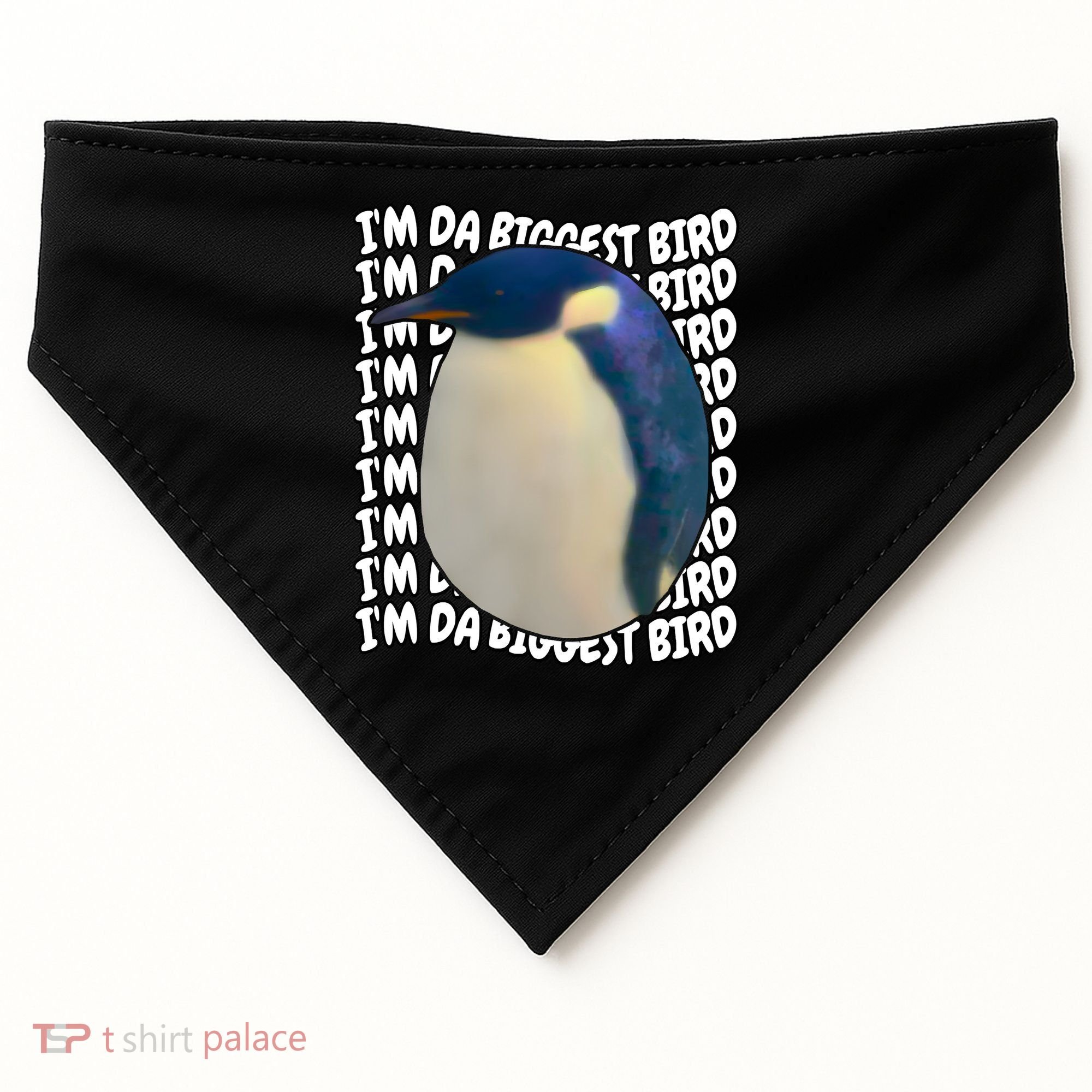 I'm Da Biggest Bird Meme For Bird Lovers Meme Enthusiasts USA-Made Doggie Bandana