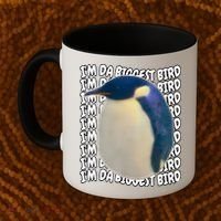 I'm Da Biggest Bird Meme For Bird Lovers Meme Enthusiasts Coffee Mug thumb 2