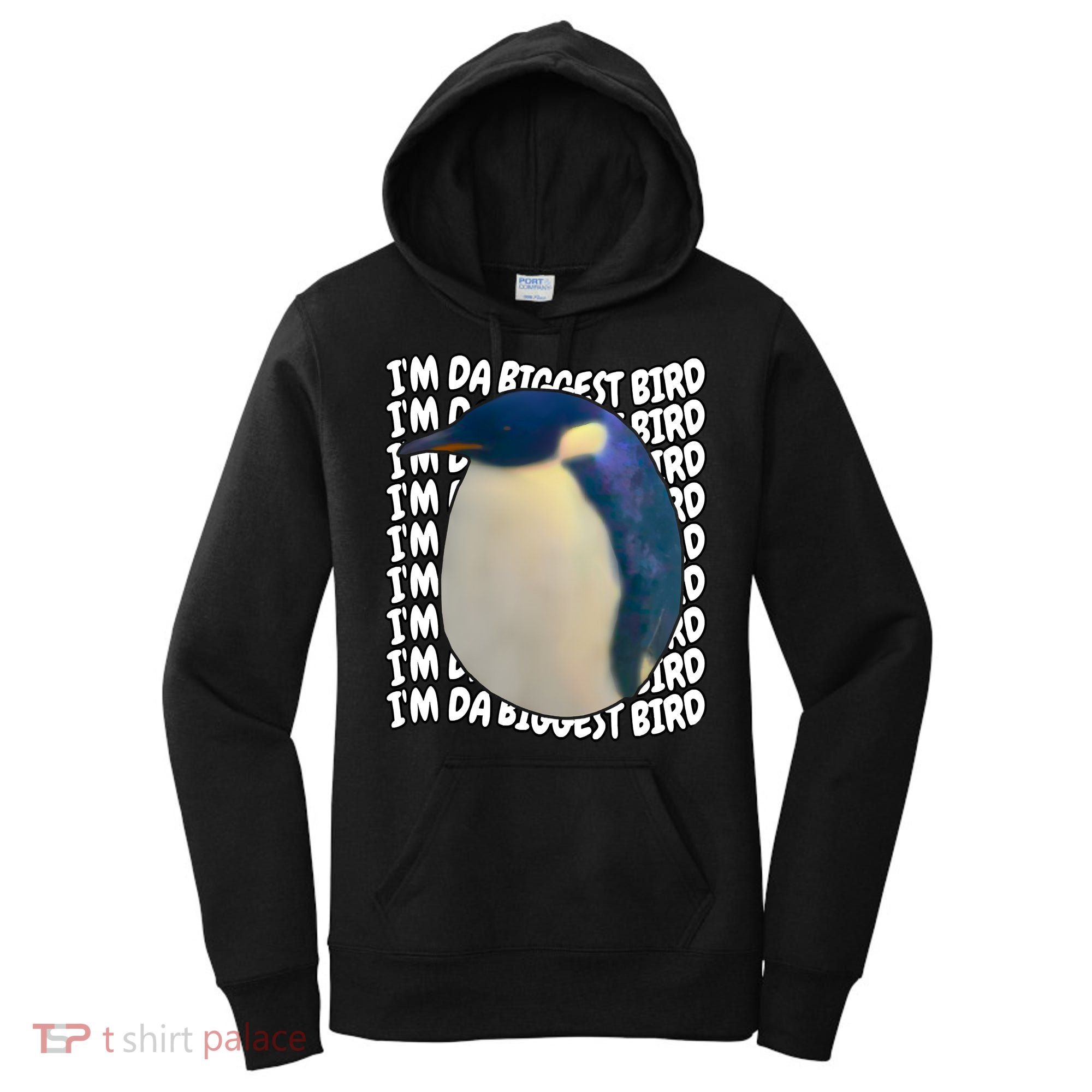 I'm Da Biggest Bird Meme For Bird Lovers Meme Enthusiasts Women's Hoodie