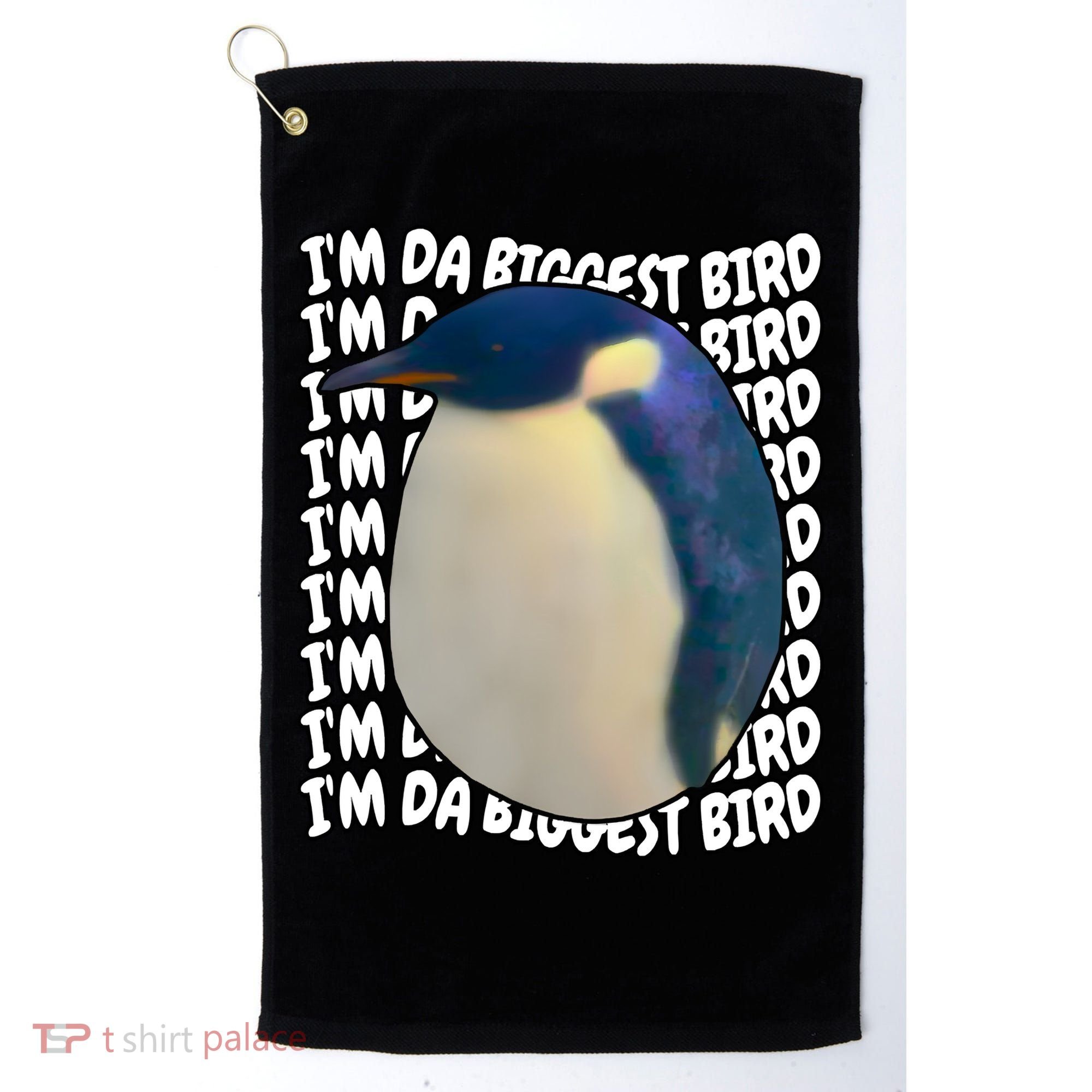 I'm Da Biggest Bird Meme For Bird Lovers Meme Enthusiasts Golf Towel