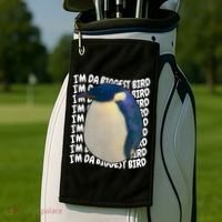 I'm Da Biggest Bird Meme For Bird Lovers Meme Enthusiasts Golf Towel thumb 2