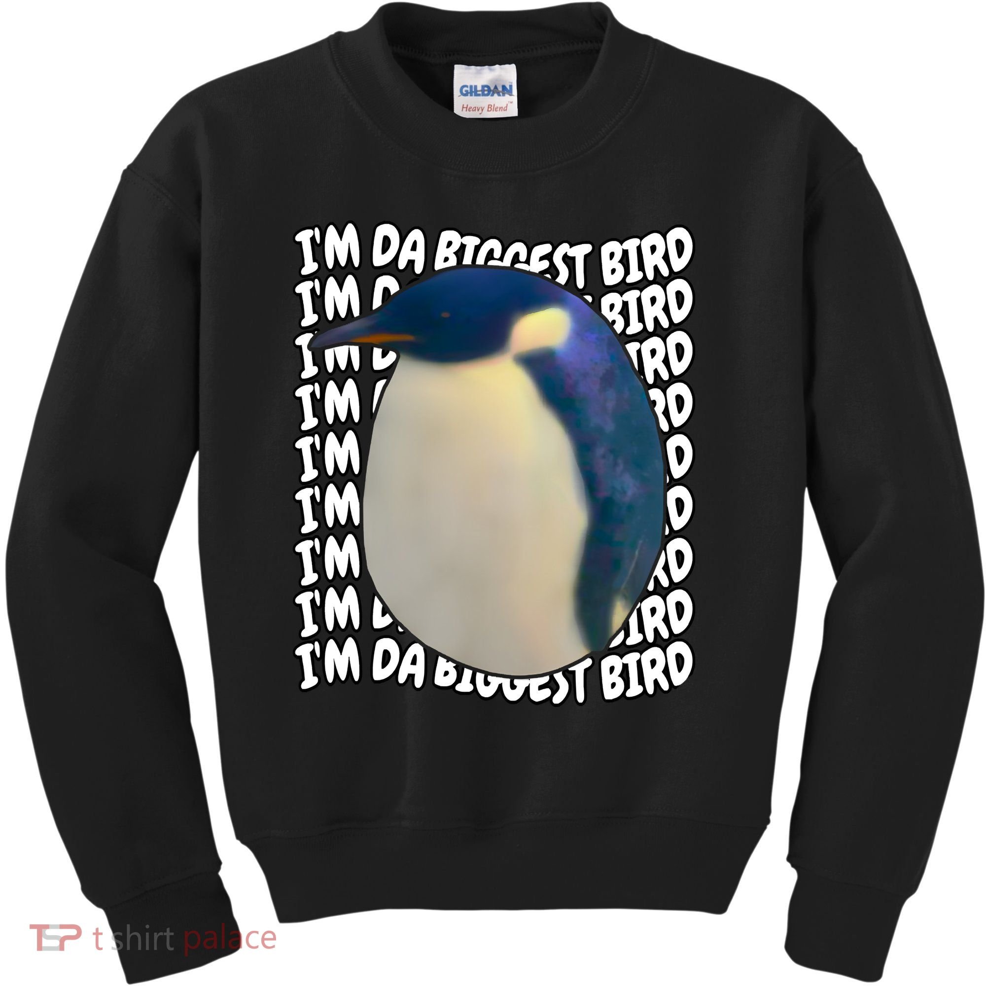 I'm Da Biggest Bird Meme For Bird Lovers Meme Enthusiasts Kids Sweatshirt